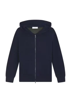 Maison Montagut Vestes Et Gilets>Gilet Zippe A Capuche En Cachemire Melange - Alfred