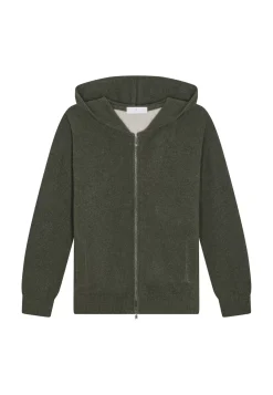 Maison Montagut Vestes Et Gilets>Gilet Zippe A Capuche En Cachemire Melange - Alfred