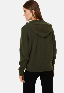 Maison Montagut Vestes Et Gilets>Gilet Zippe A Capuche En Cachemire Melange - Alfred