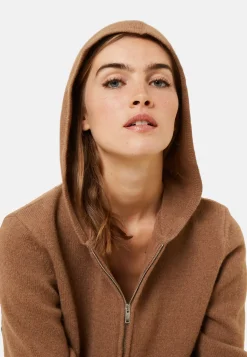 Maison Montagut Vestes Et Gilets>Gilet Zippe A Capuche En Cachemire Melange - Alfred