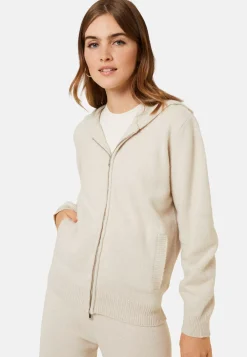 Maison Montagut Vestes Et Gilets>Gilet Zippe A Capuche En Cachemire Melange - Alfred