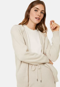 Maison Montagut Vestes Et Gilets>Gilet Zippe A Capuche En Cachemire Melange - Alfred