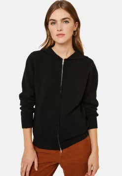 Maison Montagut Vestes Et Gilets>Gilet Zippe A Capuche En Cachemire Melange - Alfred