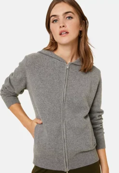 Maison Montagut Vestes Et Gilets>Gilet Zippe A Capuche En Cachemire Melange - Alfred