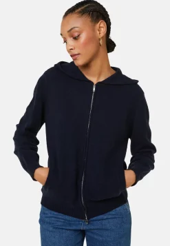 Maison Montagut Vestes Et Gilets>Gilet Zippe A Capuche En Cachemire Melange - Alfred