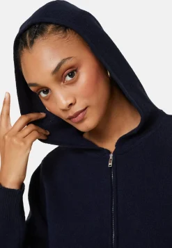 Maison Montagut Vestes Et Gilets>Gilet Zippe A Capuche En Cachemire Melange - Alfred