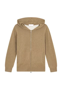 Maison Montagut Vestes Et Gilets>Gilet Zippe A Capuche En Cachemire Melange - Alfred