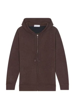 Maison Montagut Vestes Et Gilets>Gilet Zippe A Capuche En Cachemire 2 Fils - Bradley