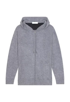 Maison Montagut Vestes Et Gilets>Gilet Zippe A Capuche En Cachemire 2 Fils - Bradley