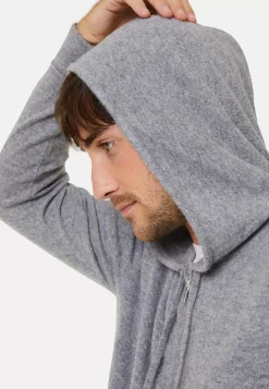 Maison Montagut Vestes Et Gilets>Gilet Zippe A Capuche En Cachemire 2 Fils - Bradley