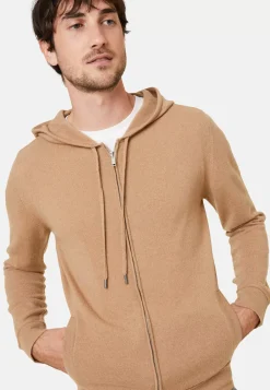 Maison Montagut Vestes Et Gilets>Gilet Zippe A Capuche En Cachemire 2 Fils - Bradley