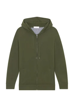 Maison Montagut Vestes Et Gilets>Gilet Zippe A Capuche En Cachemire 2 Fils - Bradley