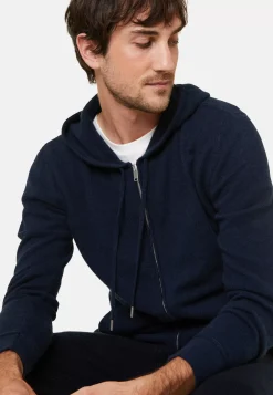 Maison Montagut Vestes Et Gilets>Gilet Zippe A Capuche En Cachemire 2 Fils - Bradley