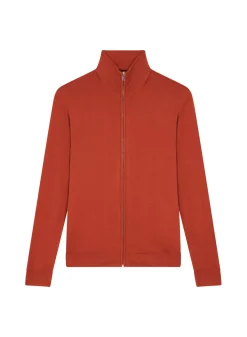 Maison Montagut Vestes Et Gilets>Gilet Zippe Avec Logo En Laine Merinos - Estian