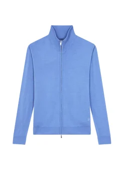 Maison Montagut Vestes Et Gilets>Gilet Zippe Avec Logo En Laine Merinos - Estian