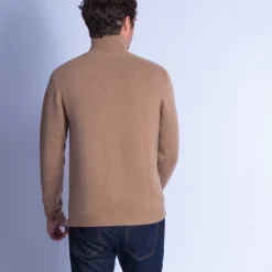 Maison Montagut Vestes Et Gilets>Gilet Zippe Avec Poches En Cachemire 4 Fils - Francois
