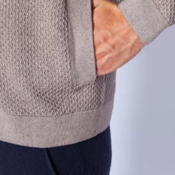 Maison Montagut Vestes Et Gilets>Gilet Zippe En Coton Cachemire - Hiro