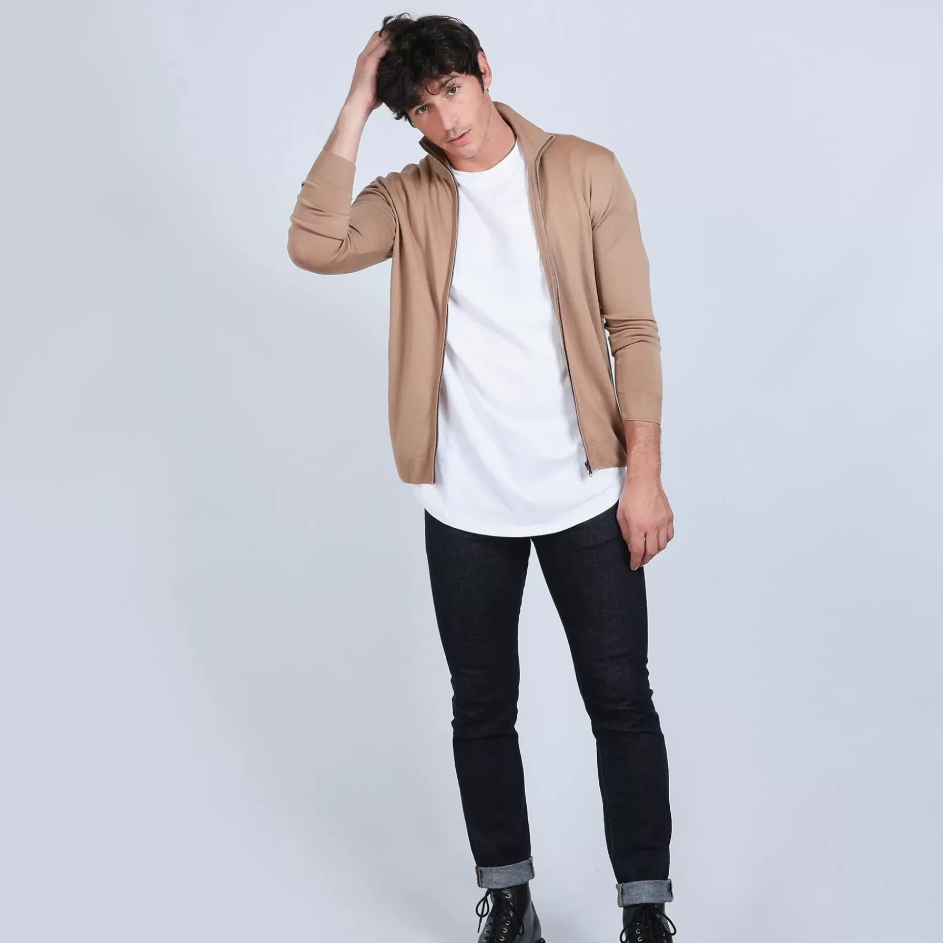 Maison Montagut Vestes Et Gilets>Gilet Zippe En Laine Merinos - Bastian