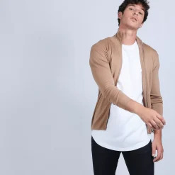 Maison Montagut Vestes Et Gilets>Gilet Zippe En Laine Merinos - Bastian
