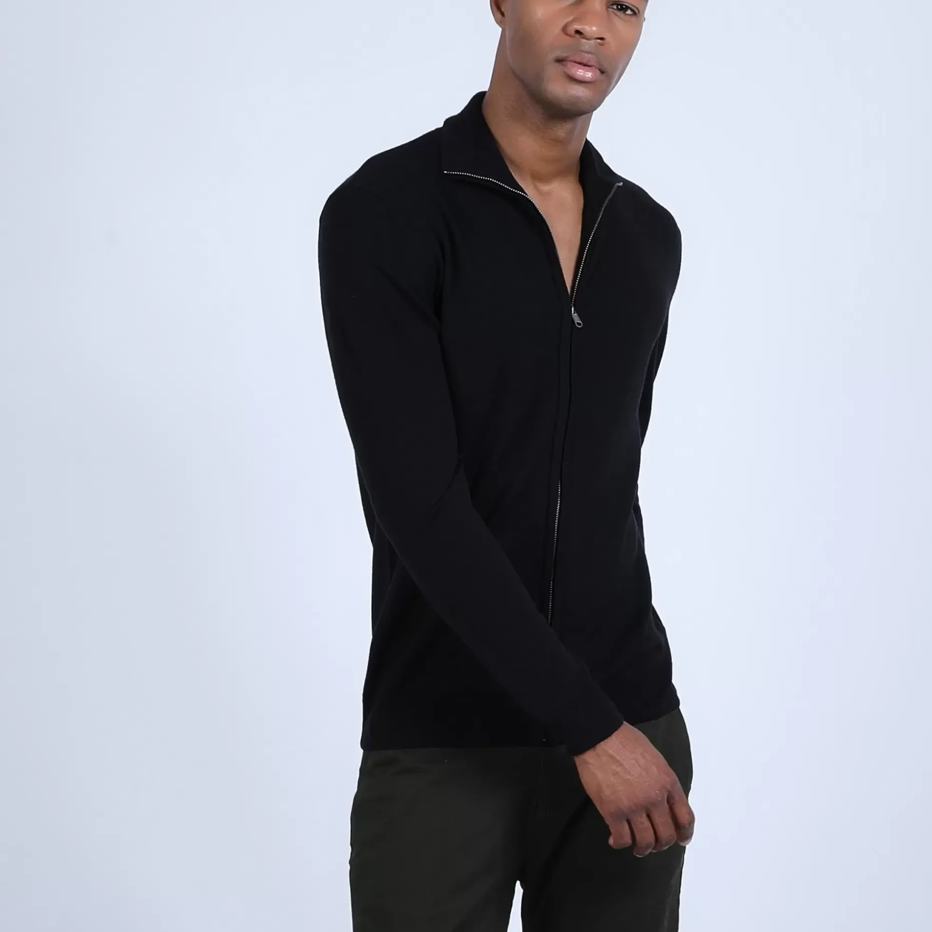 Maison Montagut Vestes Et Gilets>Gilet Zippe En Laine Merinos - Bastian