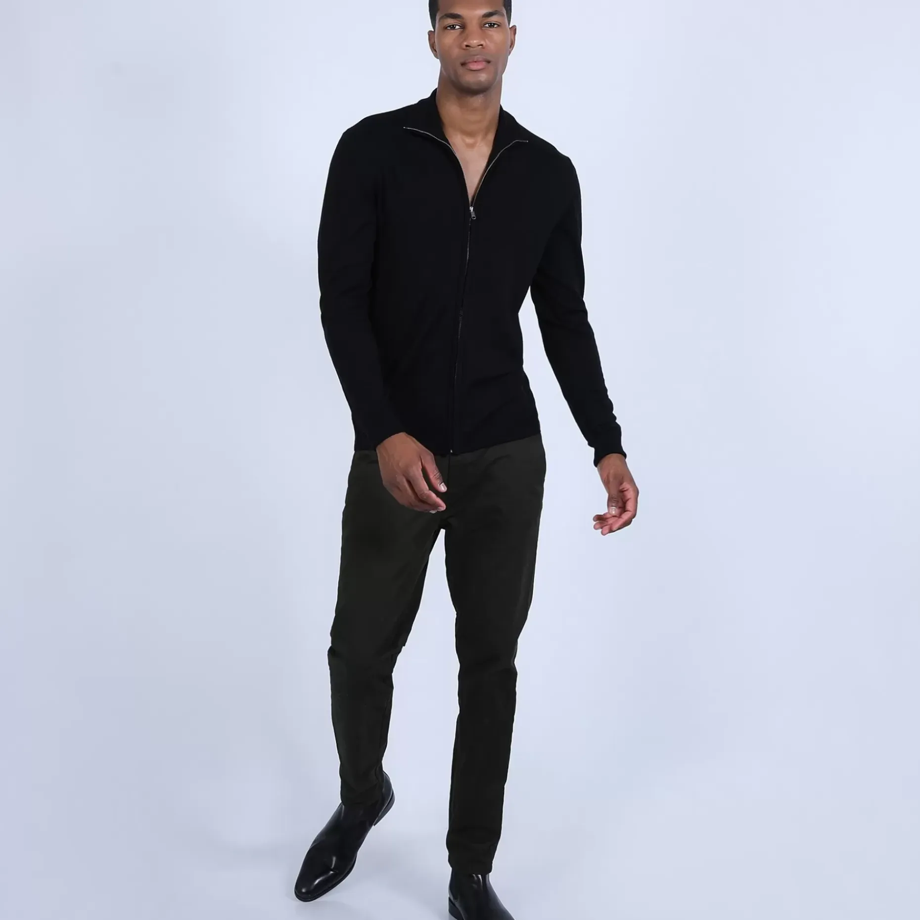 Maison Montagut Vestes Et Gilets>Gilet Zippe En Laine Merinos - Bastian