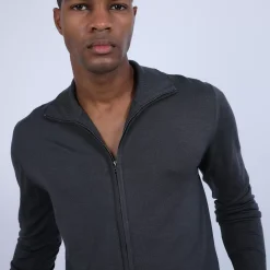 Maison Montagut Vestes Et Gilets>Gilet Zippe En Laine Merinos - Bastian
