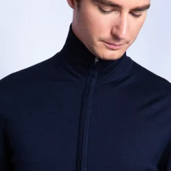 Maison Montagut Vestes Et Gilets>Gilet Zippe En Laine Merinos - Benny