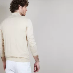 Maison Montagut Vestes Et Gilets>Gilet Zippe En Laine Merinos - Bastian