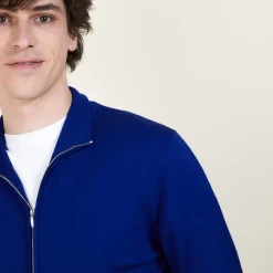 Maison Montagut Vestes Et Gilets>Gilet Zippe En Laine Merinos - Bastian