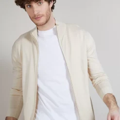 Maison Montagut Vestes Et Gilets>Gilet Zippe En Laine Merinos - Bastian