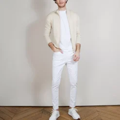 Maison Montagut Vestes Et Gilets>Gilet Zippe En Laine Merinos - Bastian