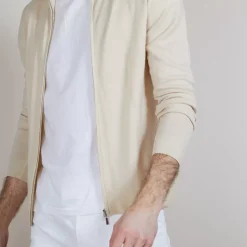 Maison Montagut Vestes Et Gilets>Gilet Zippe En Laine Merinos - Bastian