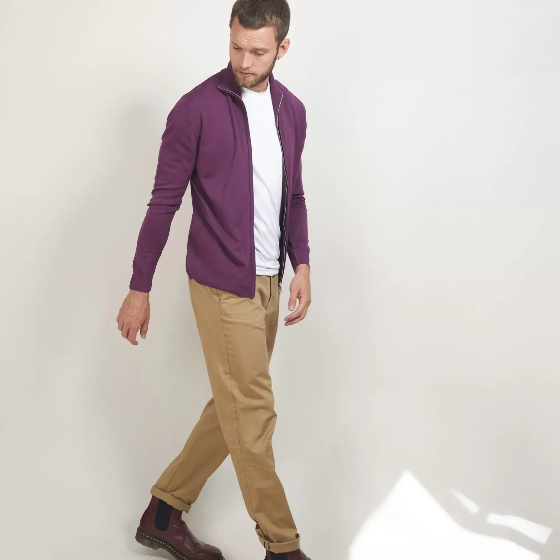 Maison Montagut Vestes Et Gilets>Gilet Zippe En Laine Merinos - Bastian
