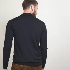 Maison Montagut Vestes Et Gilets>Gilet Zippe En Laine Merinos - Bastian