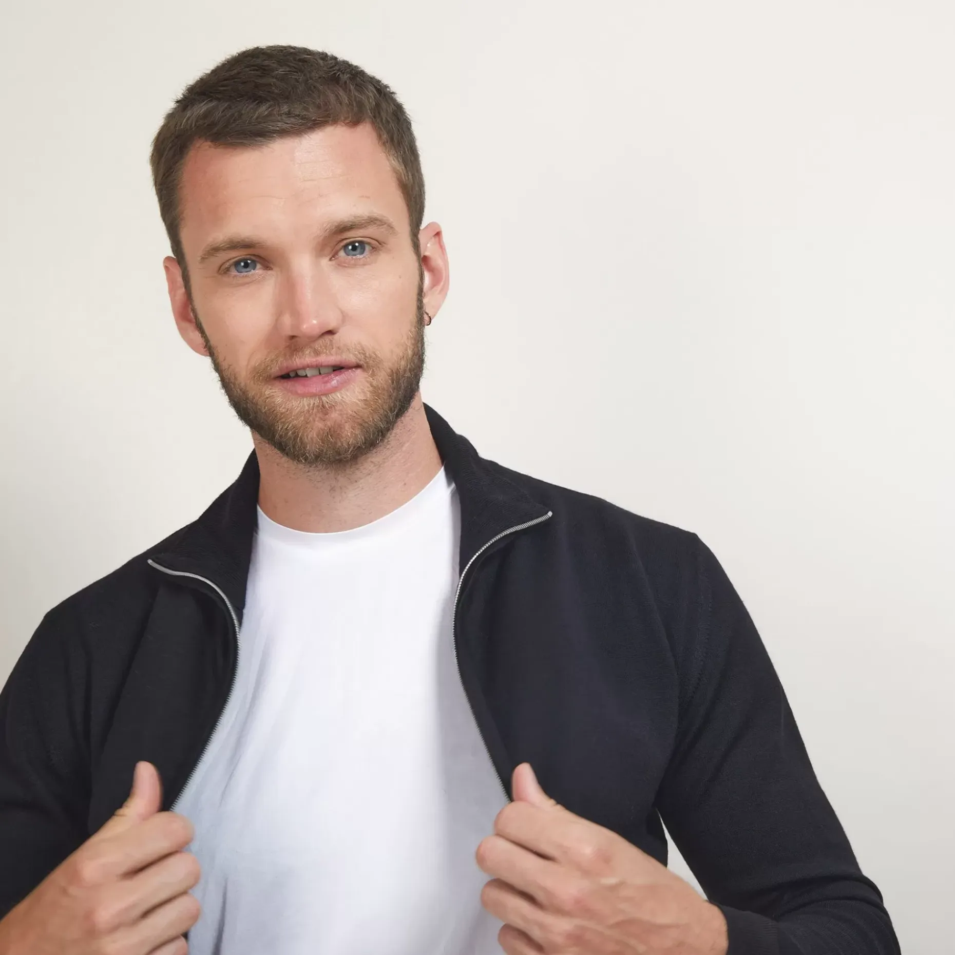 Maison Montagut Vestes Et Gilets>Gilet Zippe En Laine Merinos - Bastian