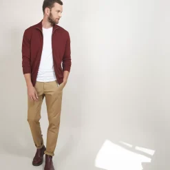 Maison Montagut Vestes Et Gilets>Gilet Zippe En Laine Merinos - Bastian
