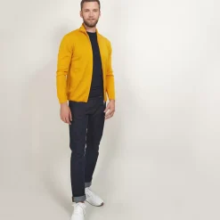Maison Montagut Vestes Et Gilets>Gilet Zippe En Laine Merinos - Bastian