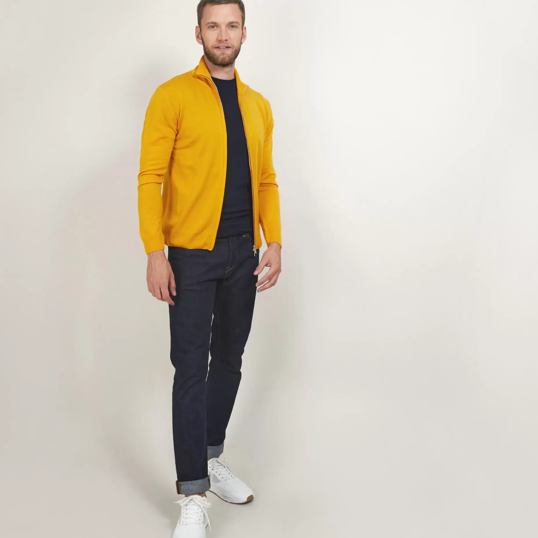 Maison Montagut Vestes Et Gilets>Gilet Zippe En Laine Merinos - Bastian