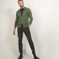 Maison Montagut Vestes Et Gilets>Gilet Zippe En Laine Merinos - Bastian