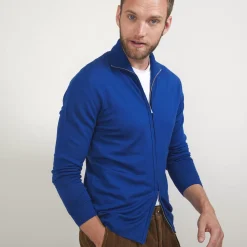 Maison Montagut Vestes Et Gilets>Gilet Zippe En Laine Merinos - Bastian