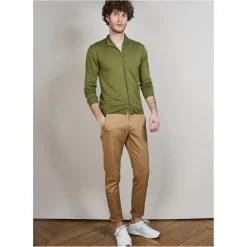 Maison Montagut Vestes Et Gilets>Gilet Zippe En Laine Merinos - Bastian