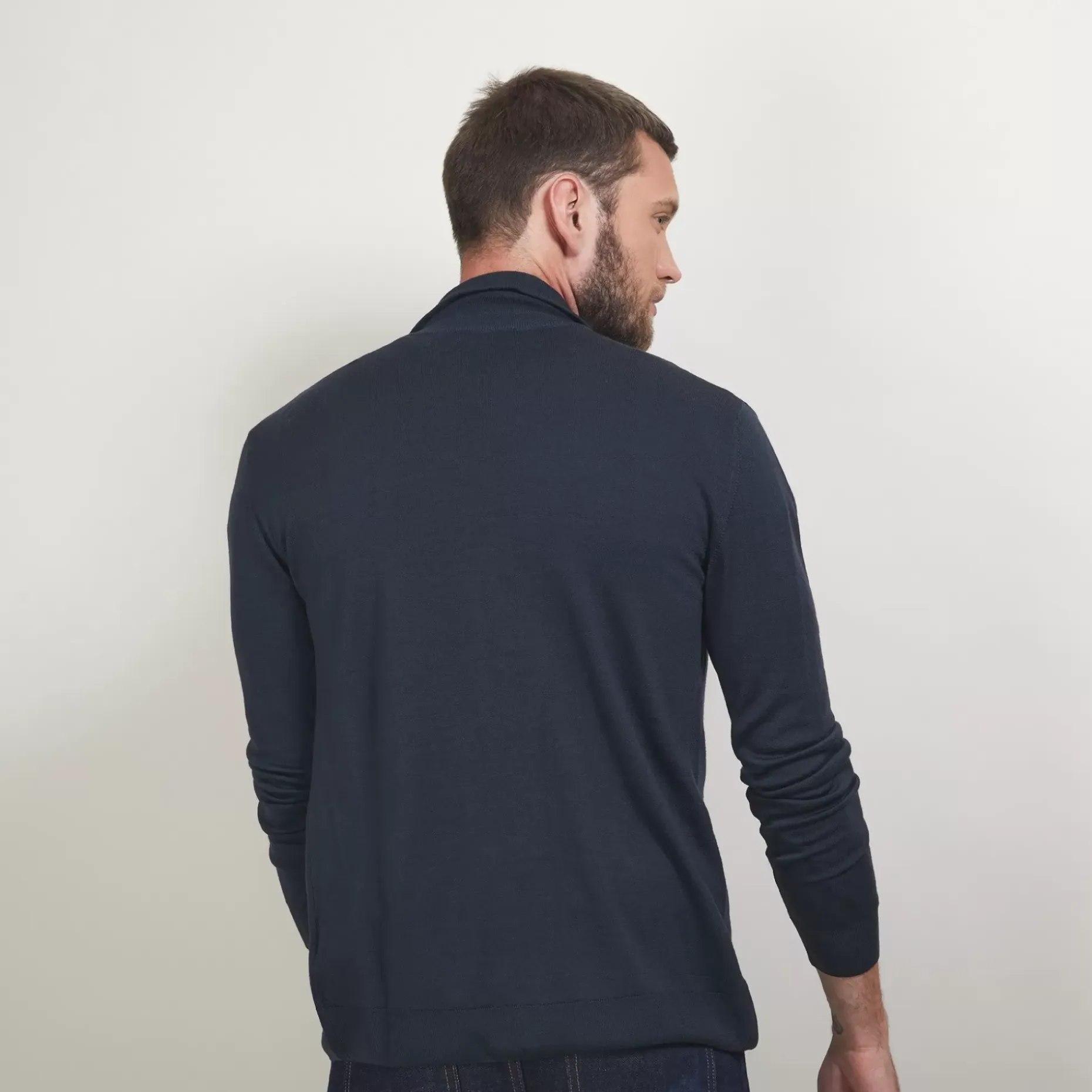 Maison Montagut Vestes Et Gilets>Gilet Zippe En Laine Merinos - Bastian