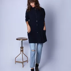 Maison Montagut Vestes Et Gilets>Grande Veste A Boutons En Cachemire - Gaston
