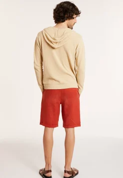 Maison Montagut Pulls>Hoodie A Poches En Coton Brosse - Doc