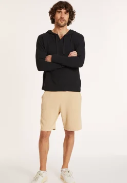 Maison Montagut Pulls>Hoodie A Poches En Coton Brosse - Doc