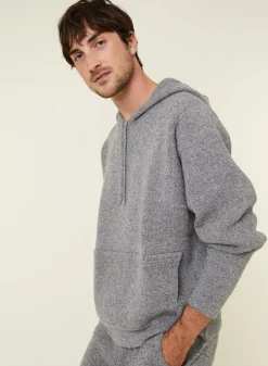 Maison Montagut Pulls>Hoodie Avec Poches En Laine Et Cachemire - Fabio
