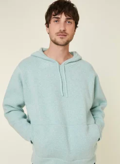 Maison Montagut Pulls>Hoodie Avec Poches En Laine Et Cachemire - Fabio