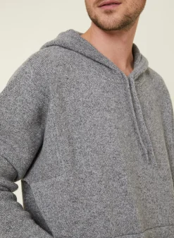 Maison Montagut Pulls>Hoodie Avec Poches En Laine Et Cachemire - Fabio