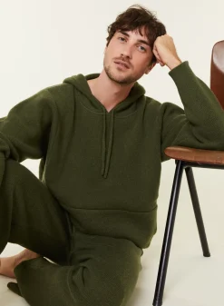 Maison Montagut Pulls>Hoodie Avec Poches En Laine Et Cachemire - Fabio