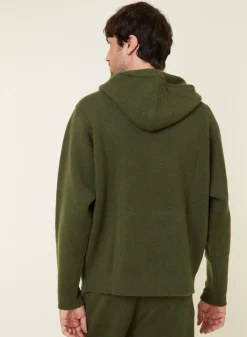 Maison Montagut Pulls>Hoodie Avec Poches En Laine Et Cachemire - Fabio